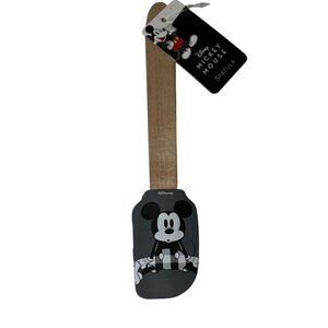 Disney Mickey Mouse Gray Spatula with Wooden Handle